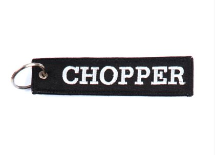 Schlüsselanhänger Chopper, schwarz