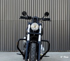 6" Biltwell Riser Murdock pullback black with certificate for 1" handlebars