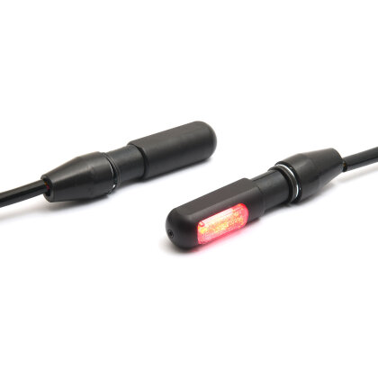 thumbnail image 2 of WTMT SMD LED 3-in-1 Mini Indicator Tail Light – Black Aluminum, Tinted, E-Tested, Universal Motorcycle 2 of 6