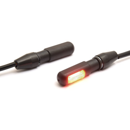 Stake Mini LED 3in1 Blinker Rcklicht Bremslicht Kombi, Alu schwarz, ECE