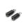 Blinkerverlängerung 25mm für Blinker mit M8 Gewinde, schwarz, Paar