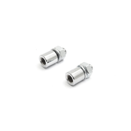Turn signal extension 10 mm for turn signals with M6 thread,chrome, 2pc