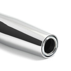 Custom STRAIGHT Cut Muffler Chrome & ROCKET INC. Sound Factory dB-Eater