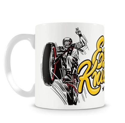 Evel Knievel Jump Kaffee Becher