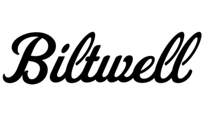 Biltwell Script Sticker schwarz 6" (15 cm)