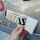 Biltwell Bolt Sticker reflective white 12" (30,5 cm)