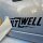 Biltwell Bolt Sticker reflective white 12" (30,5 cm)