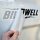 Biltwell Script Sticker weiß reflektierend 9" (23 cm)