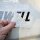 Biltwell Script Sticker weiß reflektierend 6" (15 cm)