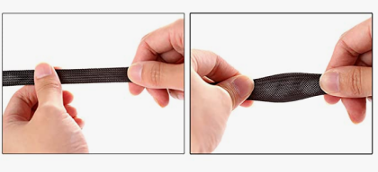 Techflex F6 Geteilte Kabelhülse – 1,27 Cm, 3 M – Flexibles Schlauchgeflecht Zum Umwickeln Von Kabeln