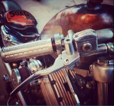 Wannabe Choppers WannaBrake Haupbremszylinder & Hebel für 1" Lenker, Alu