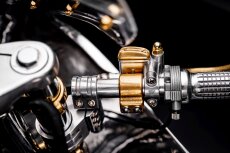 Wannabe Choppers WannaButton for 1" inch bars, brass