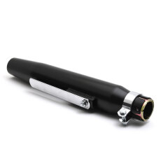 Muffler Custom STRAIGHT Semi Matt Black & ROCKET INC. Sound Factory dB-Eater