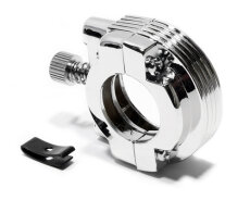 Dual Cable Throttle Clamp 1" chrome