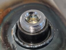 Verschluss Stopfen 3/8" NPT für Harley und Chopper Tanks