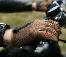 Biltwell Gloves Moto Braun/Orange L