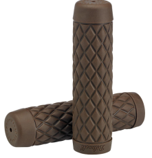 Biltwell Torker grips 1", chocolate brown