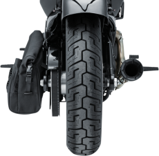 Kuryakyn Hoodrat universal swingarm bag for Harley Softail