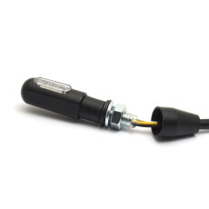 Stake Mini LED 3in1 Blinker Rücklicht Bremslicht Set vorne & hinten, Alu schwarz, ECE (4Stk.)