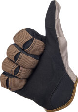 Biltwell Gloves Moto Coyote/Braun/Beige/Schwarz (nur S)