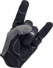 Biltwell Gloves Handschuhe Moto Grau/Schwarz