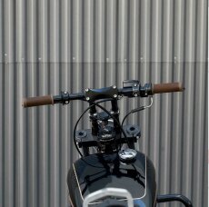 Biltwell Kung Fu grips, chocolate brown