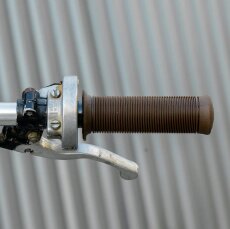 Biltwell Kung Fu grips, chocolate brown