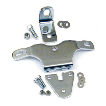 Custom-Motorhalter Kit Chrom für Harley Softail Modelle 84-99 FXST FLST