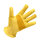 Rider Gloves -L- klassische Handschuhe aus Rindsleder gelb