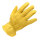 Rider Gloves -M- klassische Handschuhe aus Rindsleder gelb