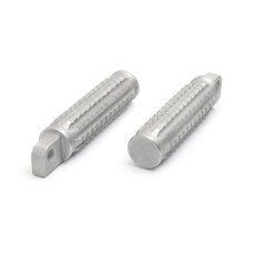 Excavator Set Foot Pegs and Shift Peg Aluminum Raw Knurled