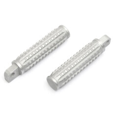 Excavator Set Foot Pegs and Shift Peg Aluminum Raw Knurled