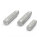 Excavator Set Foot Pegs and Shift Peg Aluminum Raw Knurled