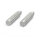 Excavator Set Foot Pegs and Shift Peg Aluminum Raw Knurled