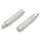 Excavator Set Foot Pegs and Shift Peg Aluminum Raw Knurled