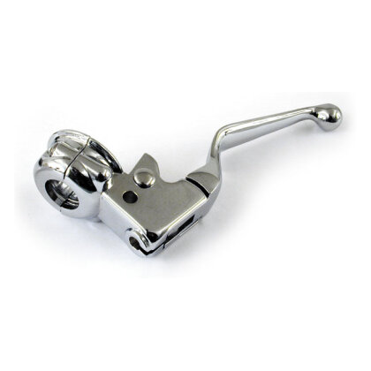 Kupplungshebel Armatur Chrom für Softail, Dyna 96-06, FLT Touring 96-07 Sportster 96-03