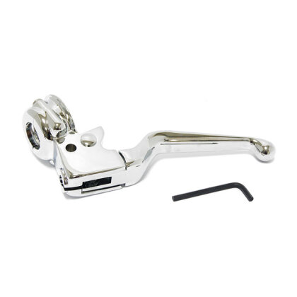Kupplungshebel Armatur Chrom für Softail 08-14, Dyna 06-17