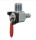 Mini Benzinhahn Red Handle 1/4" NPT Auslaß nach hinten 6mm Schlauchanschluss