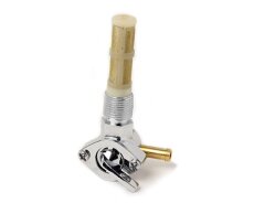 Chrom Benzinhahn 3/8" NPT für Harley® vor 1974