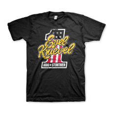 Evel Knievel King of Stuntman T-shirt black