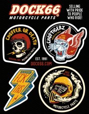 Sticker Set DOCK66 Motorcycle Parts