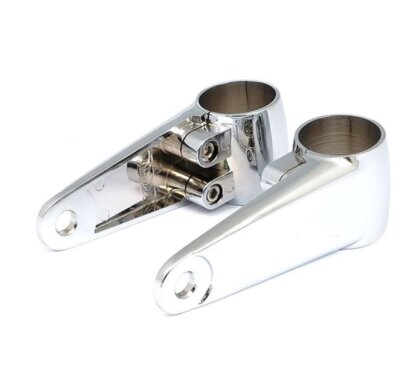 Scheinwerferhalter seitlich Side Mount Chrom