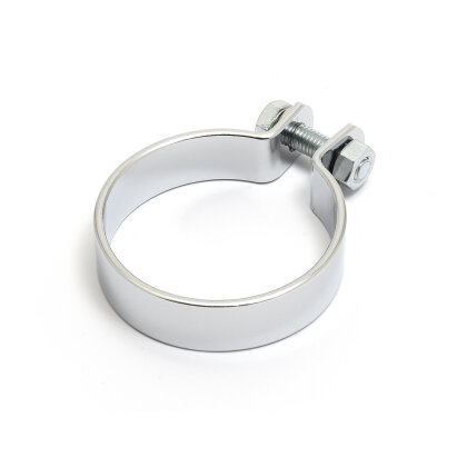 Exhaust End Clamp 2 1/2" inch chome