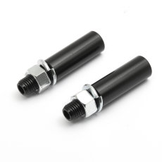 Mirror extension 30 mm for mirror with M10 thread, black, 2pc