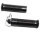 Rubber Grip Set with chrome Throttel Clamp "Anderson Style"