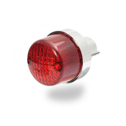 Pointer Rücklicht klein und rund, kein LED, chrom, ECE