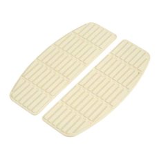 Rubber Pads for Rectangular Floor Boards white
