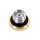 Motone Customs Fuel Gas Cap Rippled Brass for Harley and Triumph