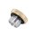 Motone Customs Fuel Gas Cap Rippled Brass for Harley and Triumph
