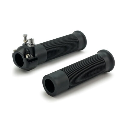 Griff-Set mit Gasgriffklemme schwarz "Anderson Style"